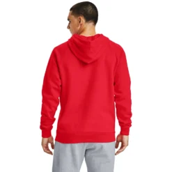 Under Armour UA Rival Fleece Hoodie-Red / / Onyx White -Under Armour || POIVRE BLANC || Poederbaas under armour ua rival fleece hoodie red onyx white 2