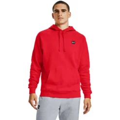 Under Armour UA Rival Fleece Hoodie-Red / / Onyx White