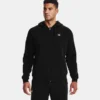 Under Armour UA Rival Fleece Hoodie-Zwart / Onyx Wit