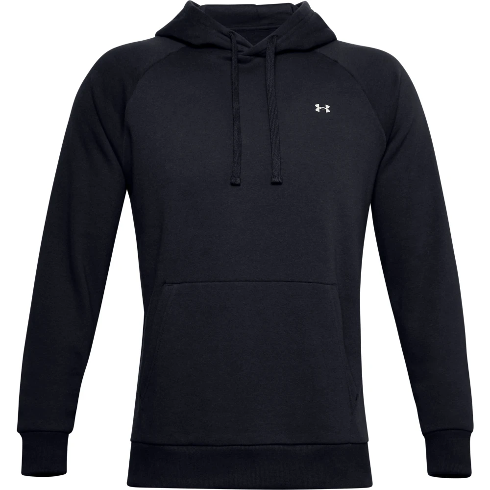 Under Armour UA Rival Fleece Hoodie-Zwart / Onyx Wit 3 Under Armour UA Rival Fleece Hoodie-Zwart / Onyx Wit - Afbeelding 3