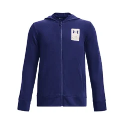 Under Armour UA Rival Terry FZ Hoodie - Bauhaus Blauw / / Zwart