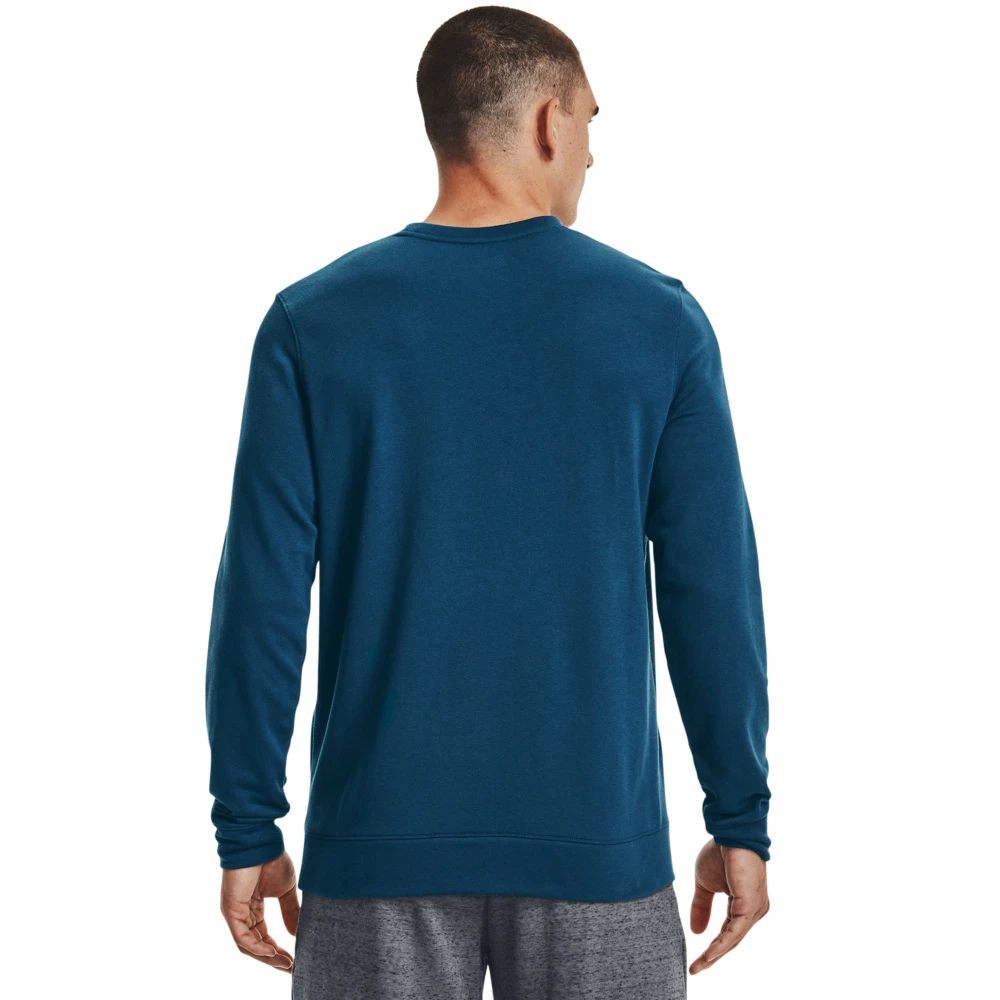 Under Armour UA Rival Terry Logo Crew - Deep Sea / / Onyx White 3 Under Armour UA Rival Terry Logo Crew - Deep Sea / / Onyx White - Afbeelding 3