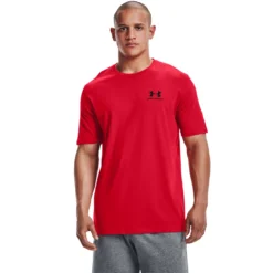 Under Armour UA SPORTSTYLE LC SS-Red / / Black