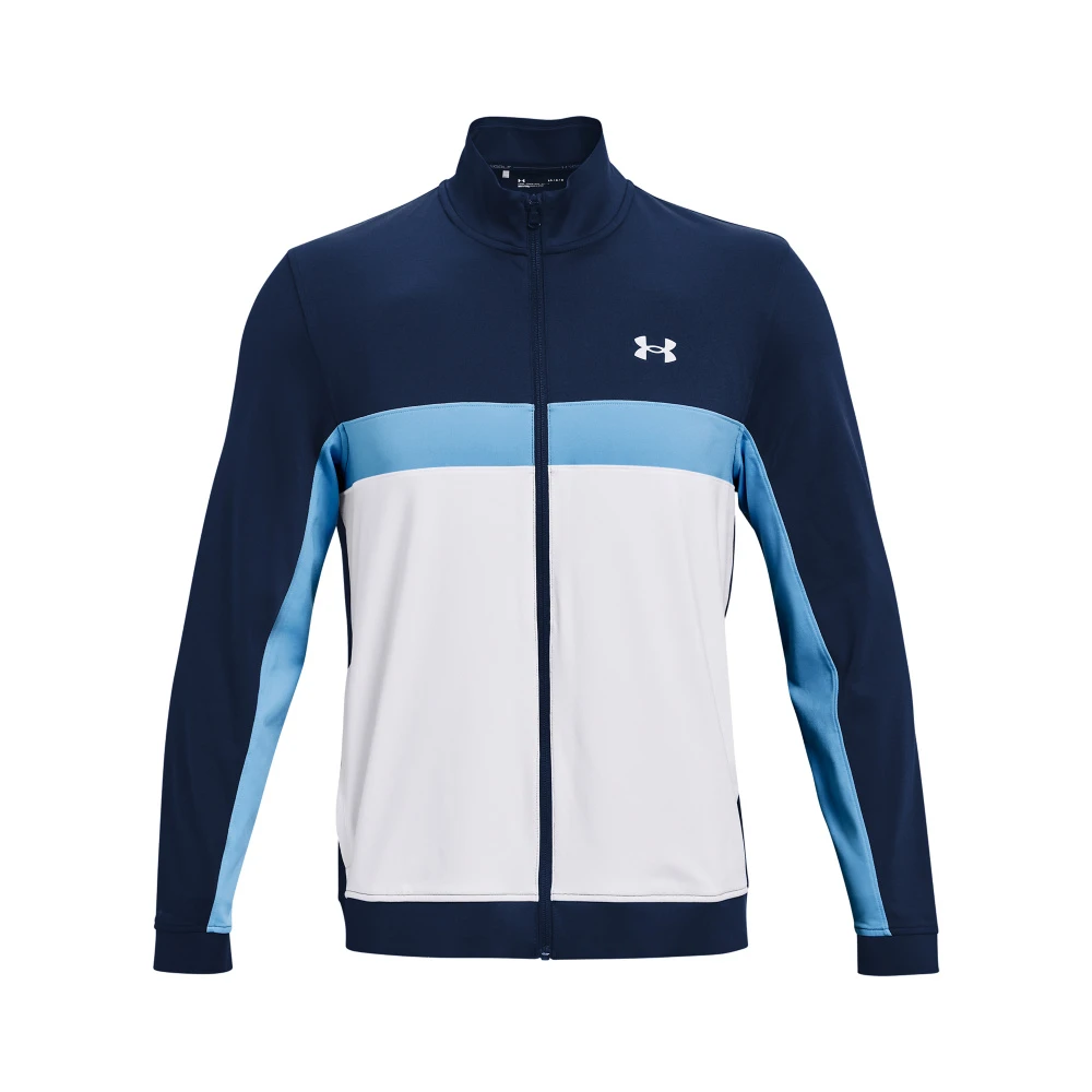 Under Armour UA Storm Midlayer Full Zip-Academy / White / Peninsula Blue 2 Under Armour UA Storm Midlayer Full Zip-Academy / White / Peninsula Blue - Afbeelding 2