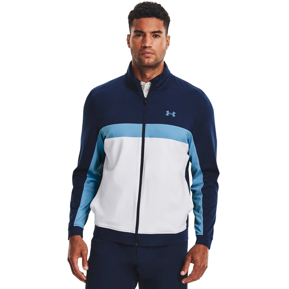 Under Armour UA Storm Midlayer Full Zip-Academy / White / Peninsula Blue 1 Under Armour UA Storm Midlayer Full Zip-Academy / White / Peninsula Blue