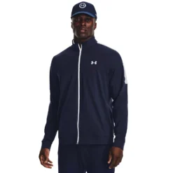 Under Armour UA Storm Midlayer FZ-Midnight Navy / Midnight Navy / White