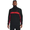 Under Armour UA Storm Tussenlaag 1/2 Zip - Zwart / Radio Rood / Radio Rood