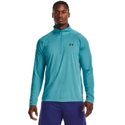 Under Armour UA Tech 2.0 1/2 Zip - Glacier Blue