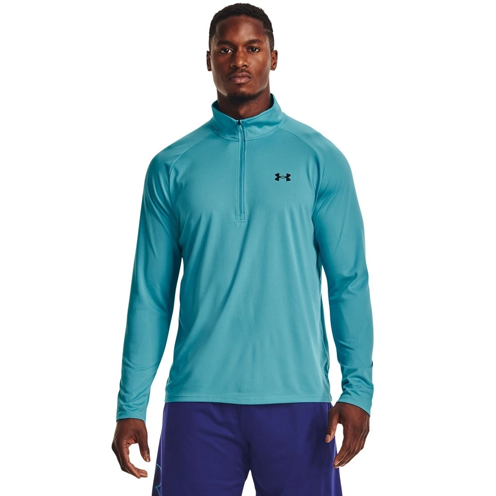 Under Armour UA Tech 2.0 1/2 Zip - Glacier Blue 1 Under Armour UA Tech 2.0 1/2 Zip - Glacier Blue