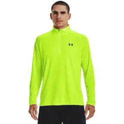 Under Armour UA Tech 2.0 1/2 Zip - Lime Surge