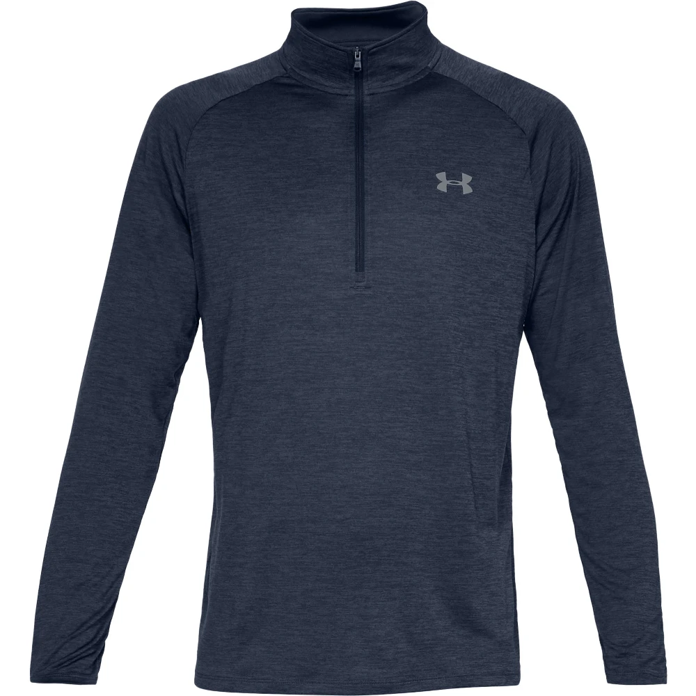 Under Armour UA Tech 2.0 1/2 Zip - Navy Blauw - Heren 3 Under Armour UA Tech 2.0 1/2 Zip - Navy Blauw - Heren - Afbeelding 3