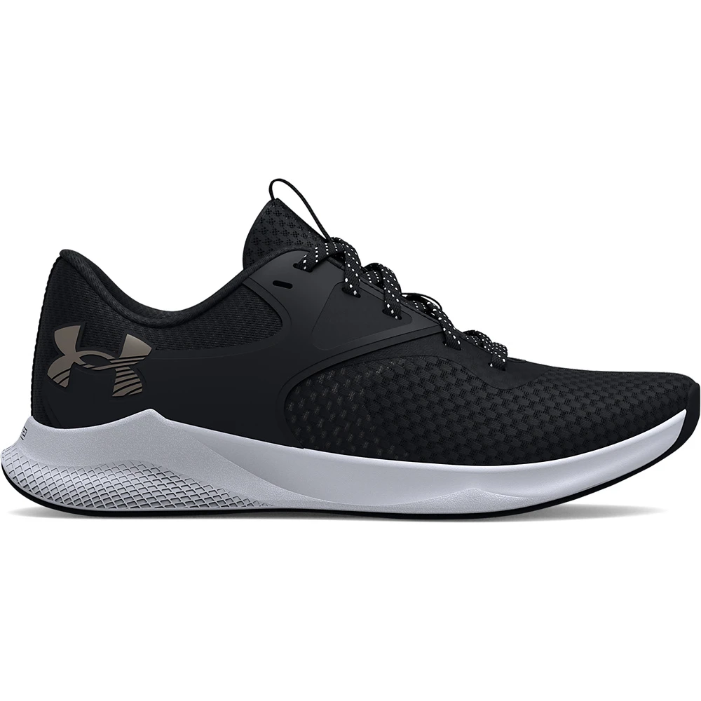 Under Armour UA W Charged Aurora 2-Black / Black / Metallic Warm Silver 2 Under Armour UA W Charged Aurora 2-Black / Black / Metallic Warm Silver - Afbeelding 2