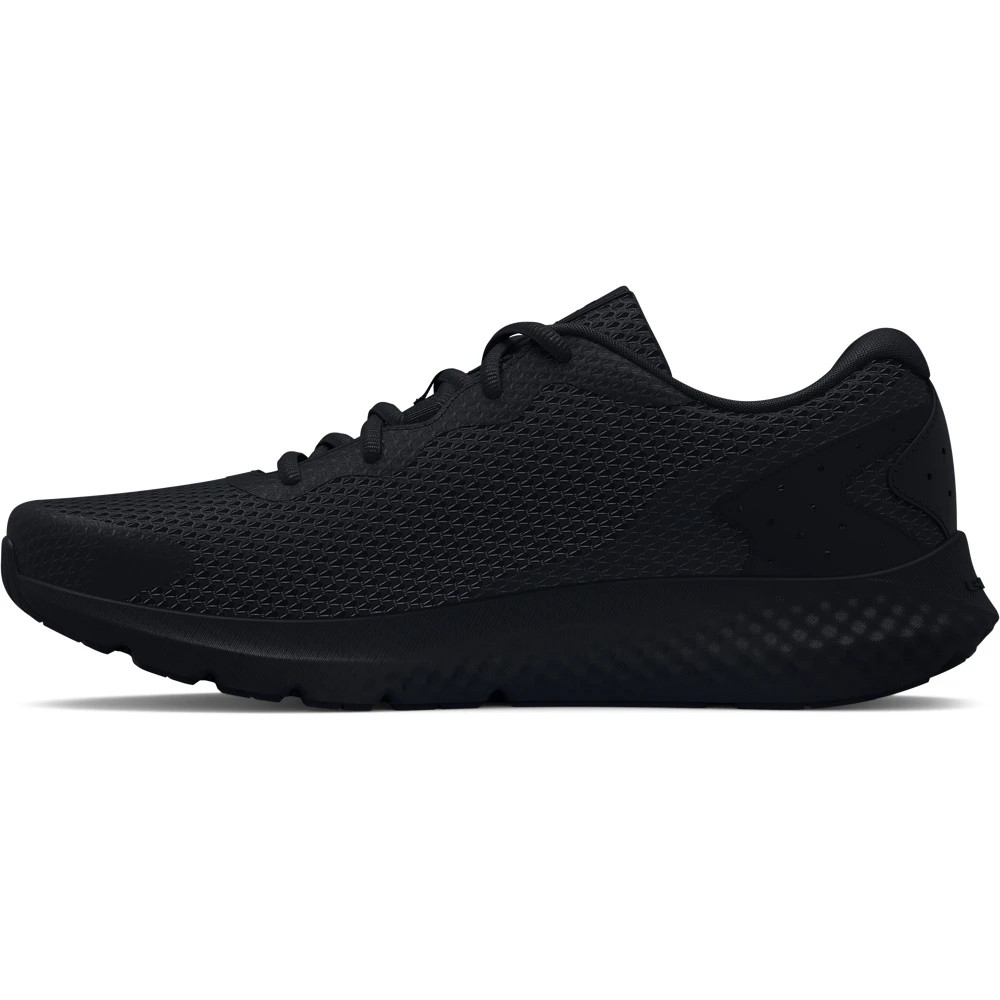 Under Armour UA W Charged Rogue 3-Zwart / Zwart / Zwart 3 Under Armour UA W Charged Rogue 3-Zwart / Zwart / Zwart - Afbeelding 3