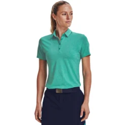 Under Armour UA Zinger Polo-Neptune Met Korte Mouwen / / Metallic Zilver