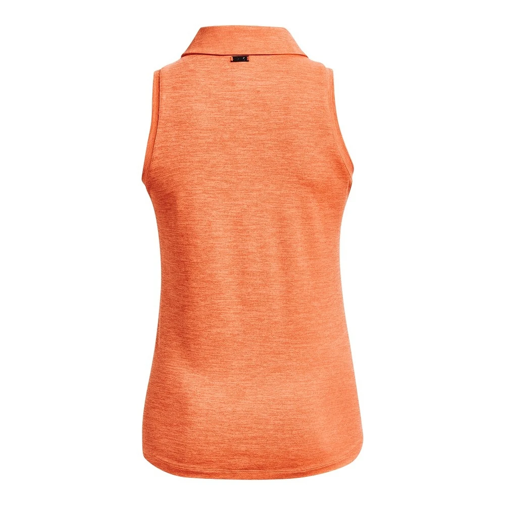 Under Armour UA Zinger Polo SL-Orange Blast / Midnight Navy / Metallic Silver 3 Under Armour UA Zinger Polo SL-Orange Blast / Midnight Navy / Metallic Silver - Afbeelding 3