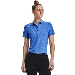 Under Armour UA Zinger Short Sleeve Polo - Versa Blue / Oxford Blue / Metallic Silver